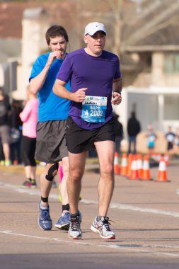 Houston 2015 maraton koşucu