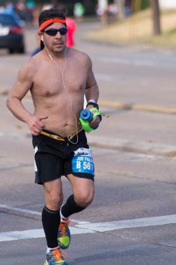 Houston 2015 maraton koşucu