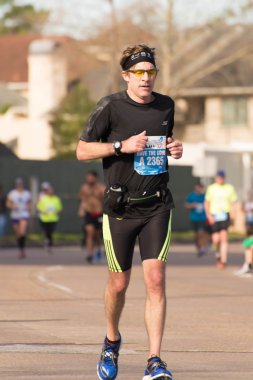 Houston 2015 maraton koşucu