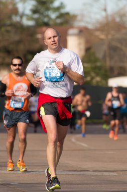 Houston 2015 maraton koşucu