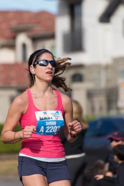 Houston 2015 maraton koşucu