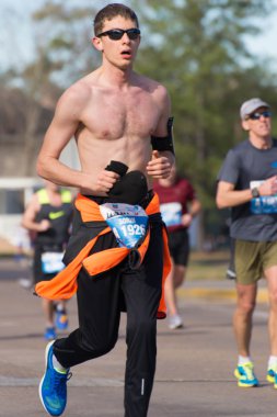 Houston 2015 maraton koşucu