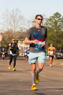 Houston 2015 maraton koşucu