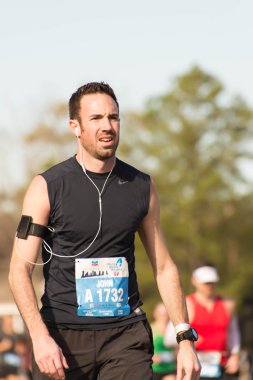Houston 2015 maraton koşucu