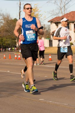 Houston 2015 maraton koşucu