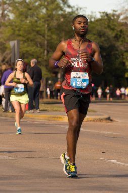 Houston 2015 maraton koşucu