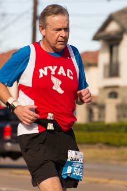 Houston 2015 maraton koşucu