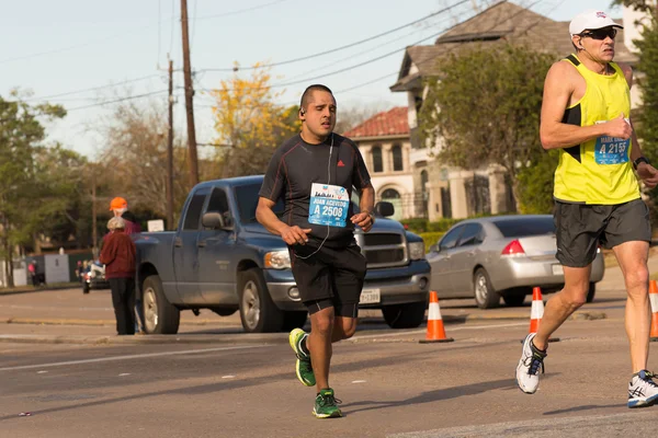 Corredores de maratón Houston 2015 — Foto de Stock