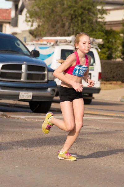 Houston 2015 maraton koşucu — Stok fotoğraf