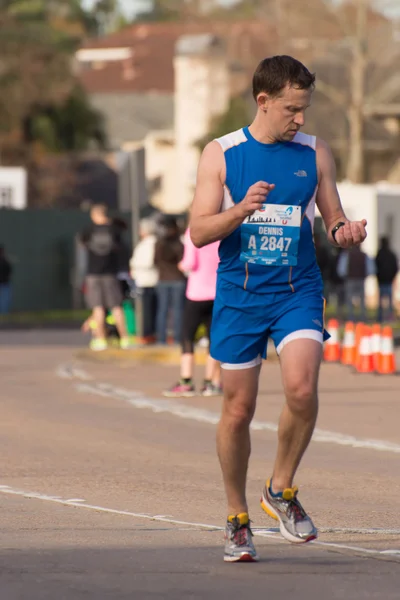 Houston 2015 corredores de maratona — Fotografia de Stock