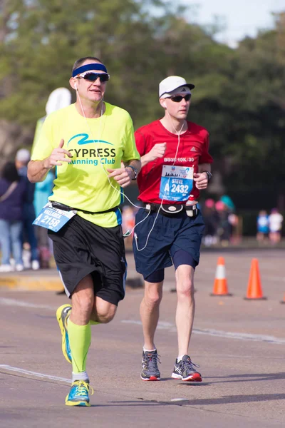 Houston 2015 maraton koşucu — Stok fotoğraf