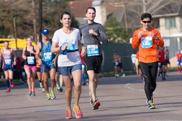 Corredores de maratón Houston 2015 — Foto de Stock
