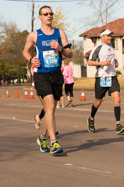 Houston 2015 corredores de maratona — Fotografia de Stock