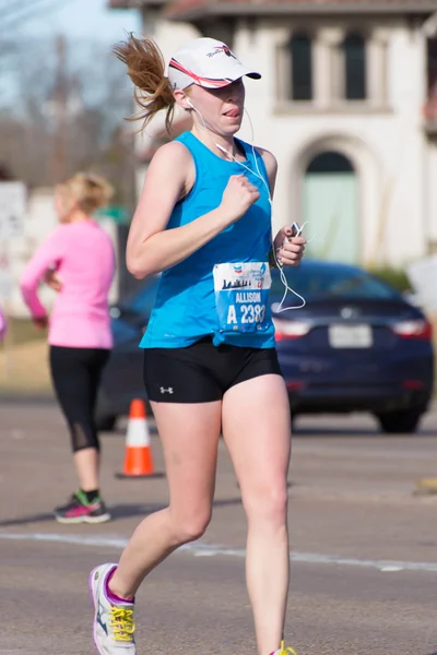 Corredores de maratón Houston 2015 — Foto de Stock