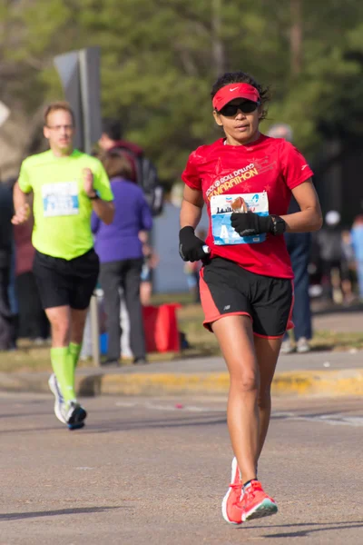 Houston 2015 maraton koşucu — Stok fotoğraf