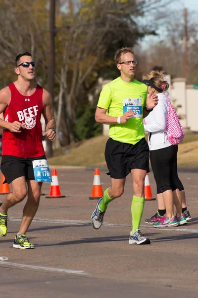 Houston 2015 maraton koşucu — Stok fotoğraf