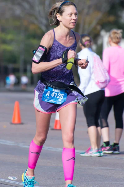 Houston 2015 corredores de maratona — Fotografia de Stock