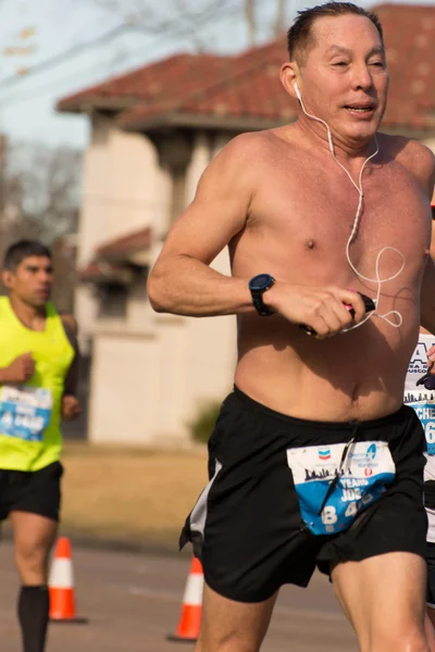 Corredores de maratón Houston 2015 — Foto de Stock