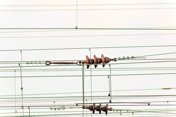 Washington, DC -Trains and overhead cables at Union Station