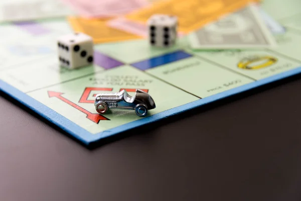 8 februari 2015: Houston, Tx, Usa. Monopol spelplanen med ca — Stockfoto