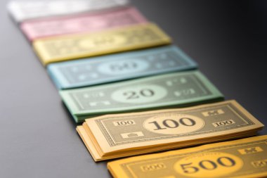 8 Şubat 2015: Houston, Tx, Amerika Birleşik Devletleri. Monopoly parası