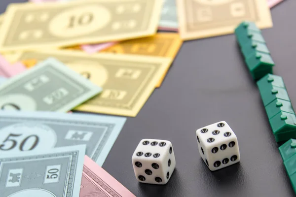 8. Februar 2015: houston, tx, usa. Monopolgeld, Kuchenspiel — Stockfoto