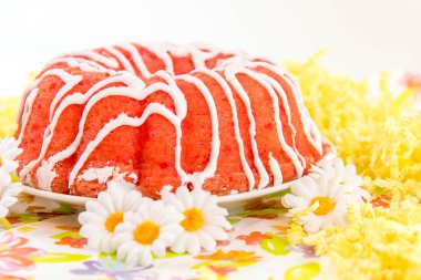 vişneli puding pastası 