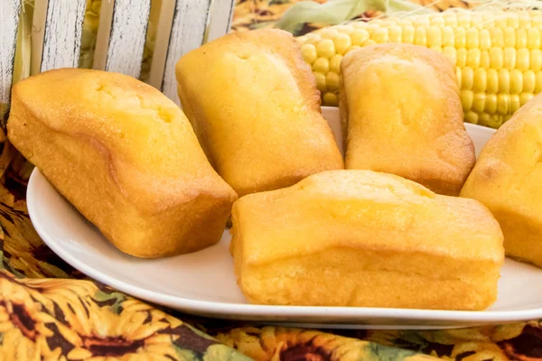 Forno fresco pão de milho assado — Fotografia de Stock