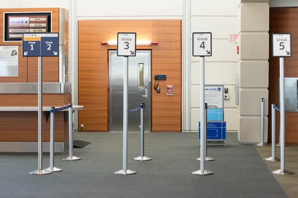 MSY, boarding gate — Stock Photo, Image