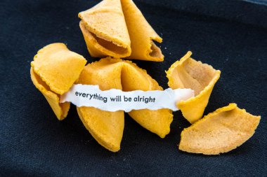 şans kurabiyesi - her şeyi olacak iyi açın 