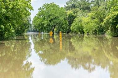 30 Mayıs 2015 - Addicks rezervuar Park, Houston, Tx: Ayakta flo