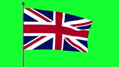 Green Screen The Union Jack veya Union Flag, Birleşik Krallık 'ın ulusal bayrağıdır. Ayrıca, bazı küçük İngiliz denizaşırı bölgelerinde resmi bayrak olarak kullanılmaktadır..