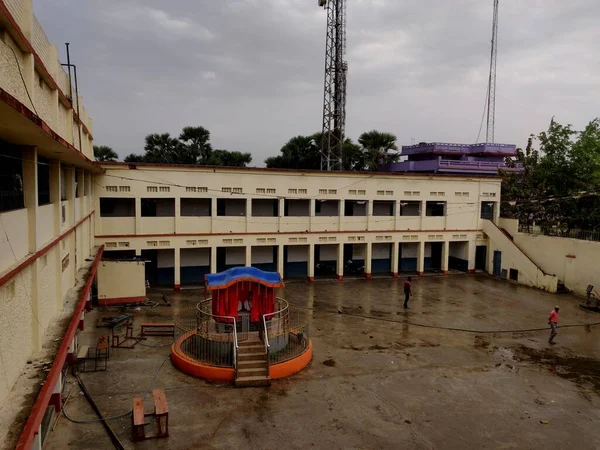 Května 2021 Bihar India Prázdná Školní Budova Indické Vesnici — Stock fotografie