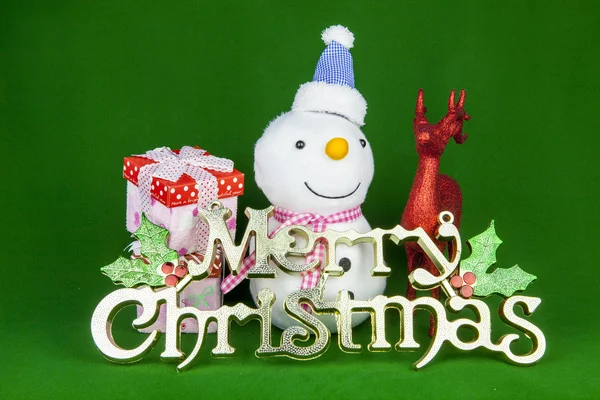 Christmas snowman — Stock Photo, Image