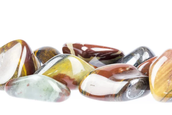 Polished tiger's eye gemstone — Stock Photo, Image