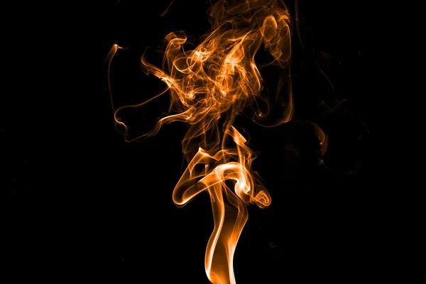 Fire on back background — Stock Photo, Image