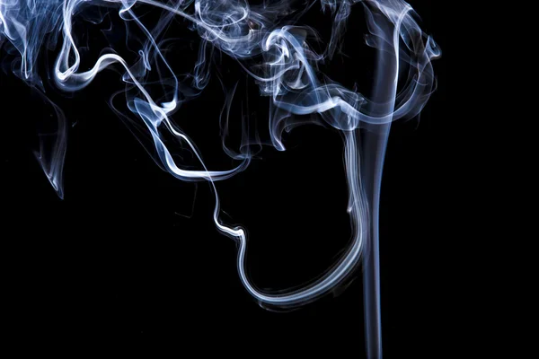 Gray smoke with light — Stock Photo, Image