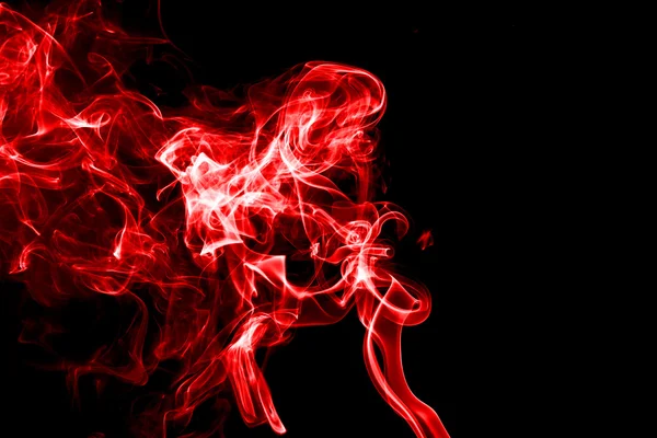 Κόκκινο καπνό απομονωθεί σε πίσω φόντο — Φωτογραφία Αρχείου