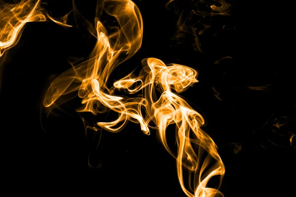 Fire on back background — Stock Photo, Image