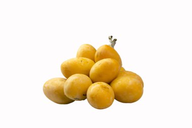 Closeup sweet Marian plum thai fruit
