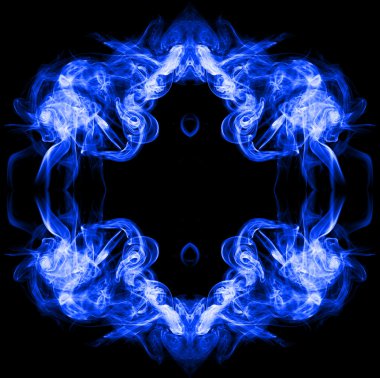 duman mavi çerçeve yaptı