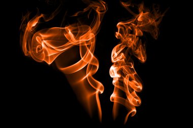 ışık ile izole duman