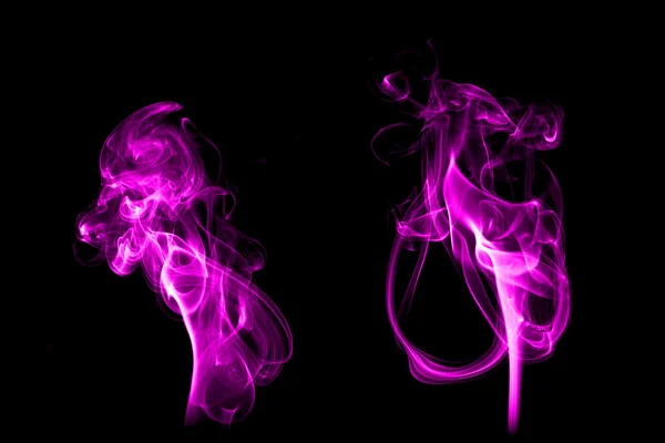 Işık ile izole duman — Stok fotoğraf