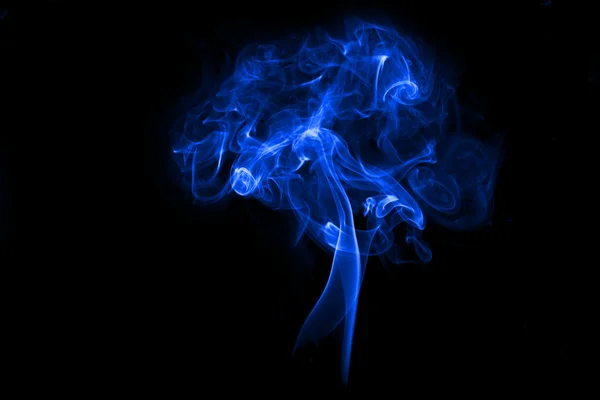 Smoke isolated with light — Stock Photo, Image