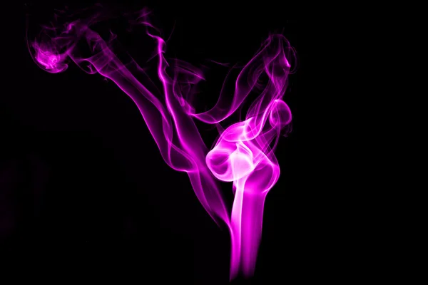 Smoke isolated with light — Stock Photo, Image