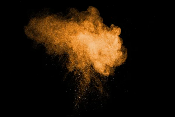 Abstract orange pulver moln — Stockfoto
