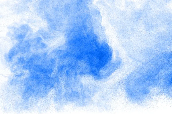 Abstract  blue powder cloud — Stock Photo, Image