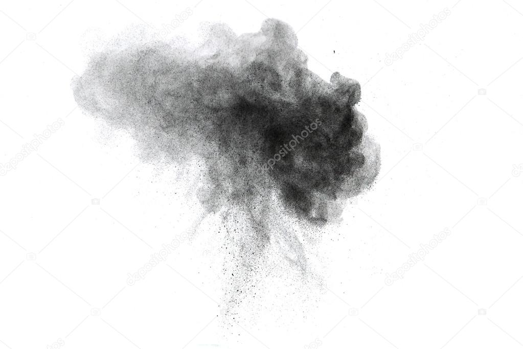 Abstract  powder cloud