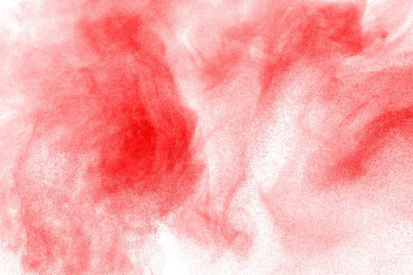 Abstract  red powder cloud — Stock Photo, Image