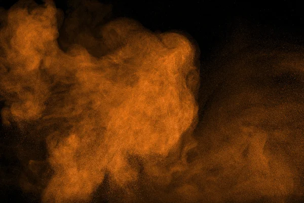 Powder cloud against dark background — Stock Photo, Image